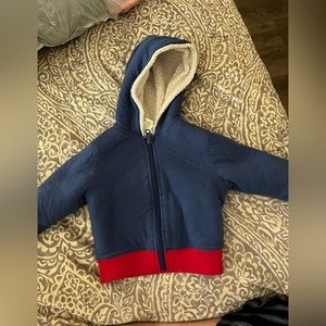 Toddler boy zip up jacket.
